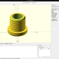 Nắp đậy đường ống tùy chỉnh - Tương thích mọi kích cỡ (OpenSCAD) - Thumbnail 2