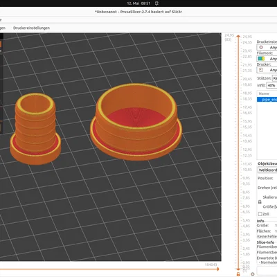 Nắp đậy đường ống tùy chỉnh - Tương thích mọi kích cỡ (OpenSCAD)