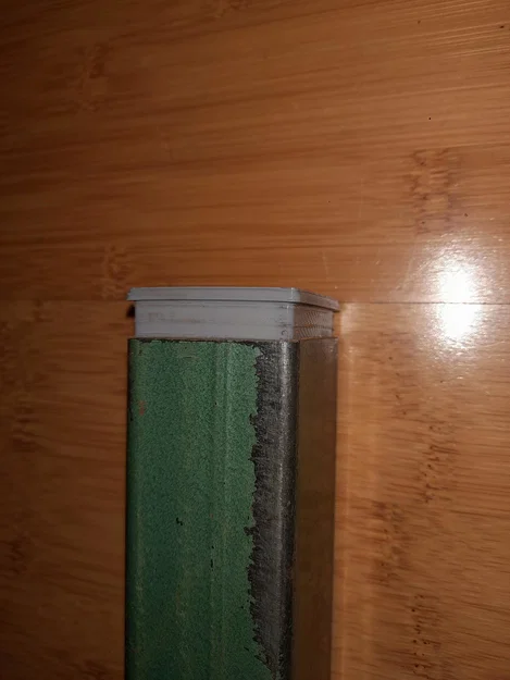 Nắp bịt đầu ống vuông tùy chỉnh (Flexible Square Tube End Cap) - File in 3D - Image 4