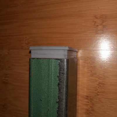 Nắp bịt đầu ống vuông tùy chỉnh (Flexible Square Tube End Cap) - File in 3D