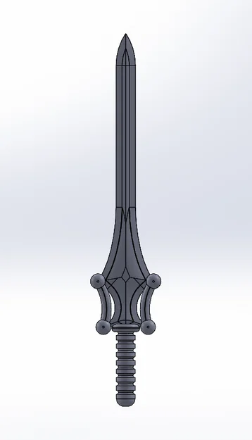 Bộ kiếm Masters of the Universe, Power Sword, Sword of Justice, cán 5mm - Image 1