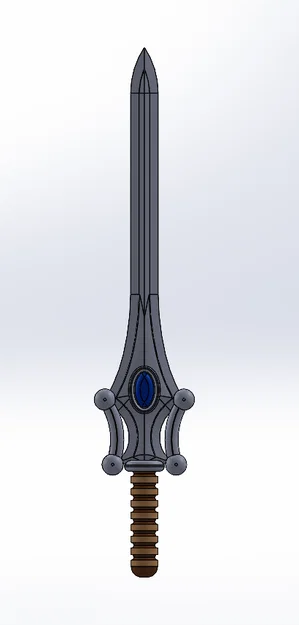 Bộ kiếm Masters of the Universe, Power Sword, Sword of Justice, cán 5mm - Image 2