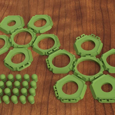 Roman Dodecahedron 2.0 - Phiên bản in phẳng gấp gọn