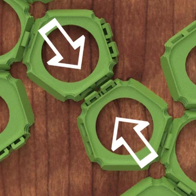 Roman Dodecahedron 2.0 - Phiên bản in phẳng gấp gọn