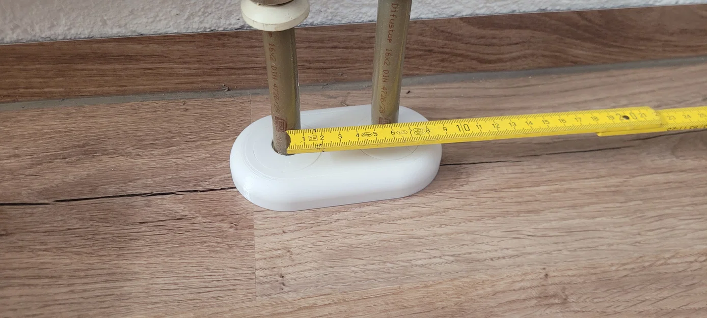 Doppelrosette Ốp Che Đường Ống Sưởi 45mm - 75mm - Image 3