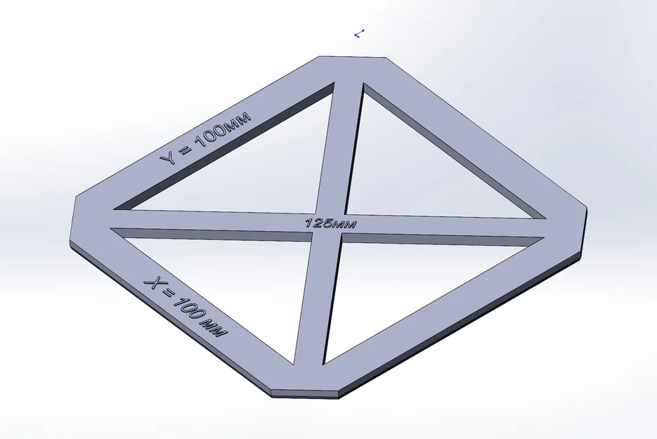 Mô hình cân chỉnh trục XY với đường chéo - Image 1