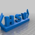 Mô hình giá đỡ logo đội bóng HSV in 3D cực chất - Thumbnail 6