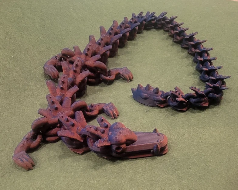 Mô hình rồng hang động (Articulated Cave Dragon) in 3D linh hoạt - Image 1