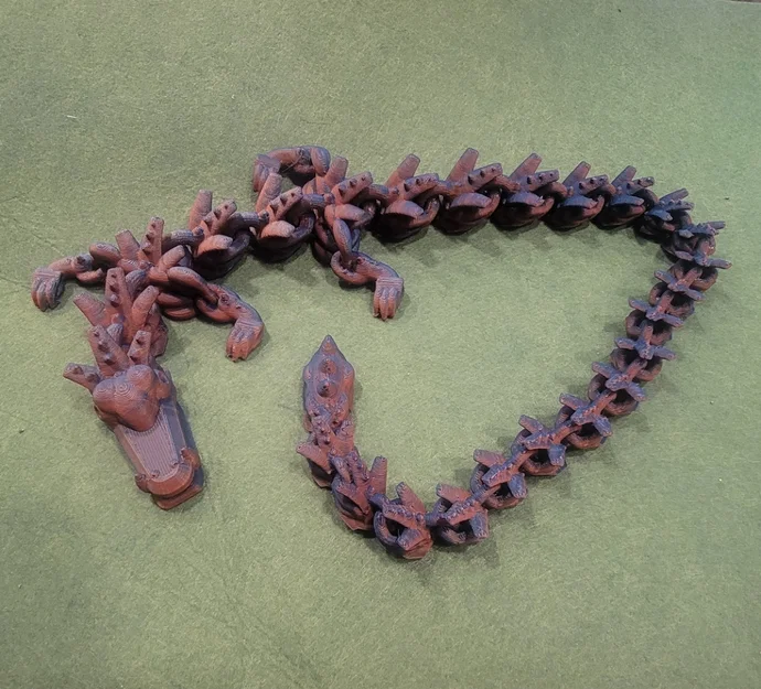 Mô hình rồng hang động (Articulated Cave Dragon) in 3D linh hoạt - Image 2