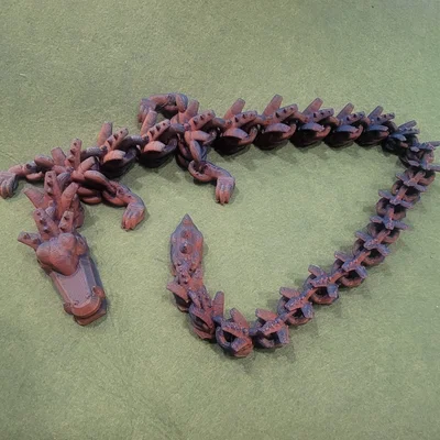 Mô hình rồng hang động (Articulated Cave Dragon) in 3D linh hoạt