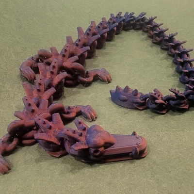 Mô hình rồng hang động (Articulated Cave Dragon) in 3D linh hoạt