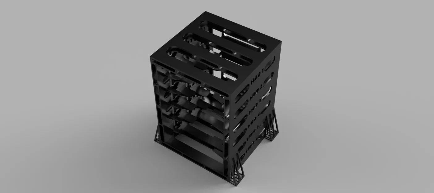 Giá đỡ ổ cứng HDD gắn ngoài V1, V2 và V3 (Không cần support, in cực nhanh) - Image 2