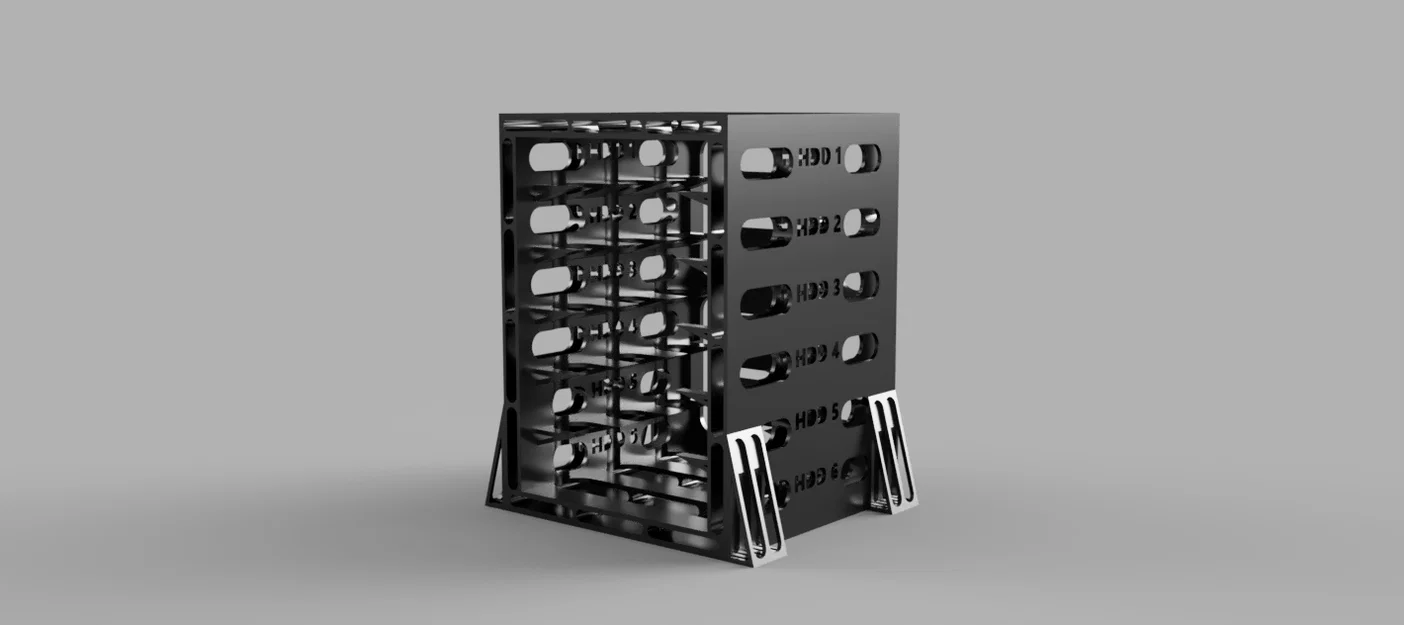 Giá đỡ ổ cứng HDD gắn ngoài V1, V2 và V3 (Không cần support, in cực nhanh) - Image 3