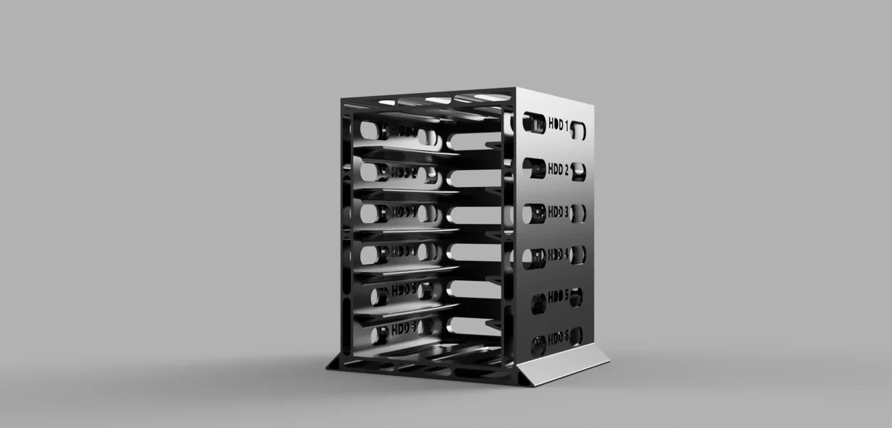 Giá đỡ ổ cứng HDD gắn ngoài V1, V2 và V3 (Không cần support, in cực nhanh) - Image 5