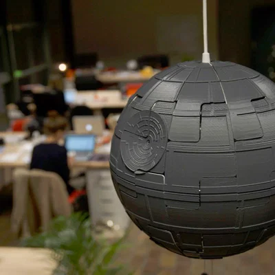 Mô hình Death Star cho đèn Ikea (PS 2014) từ dagoma3D