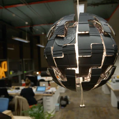 Mô hình Death Star cho đèn Ikea (PS 2014) từ dagoma3D