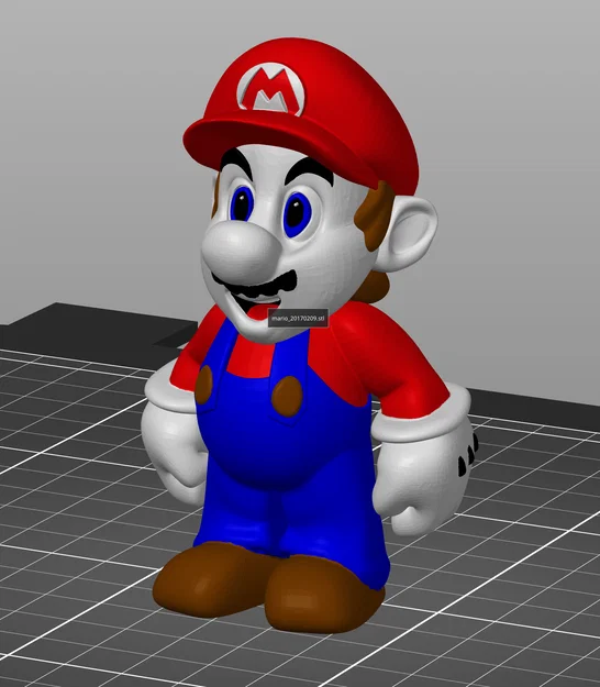 Mô hình Super Mario đa màu sắc tuyệt đẹp cho máy in 3D MMU3 - Image 1