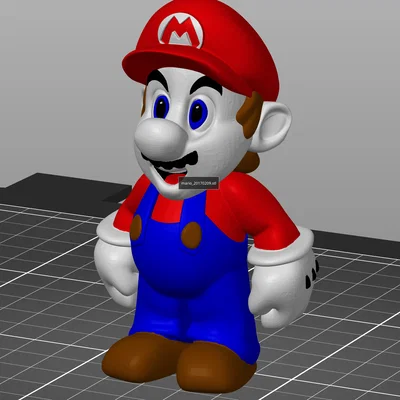 Mô hình Super Mario đa màu sắc tuyệt đẹp cho máy in 3D MMU3