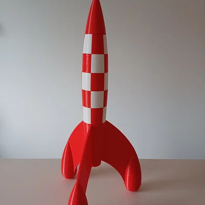 Tên lửa Mặt Trăng TinTin - Destination Moon | Chiều cao 49 cm