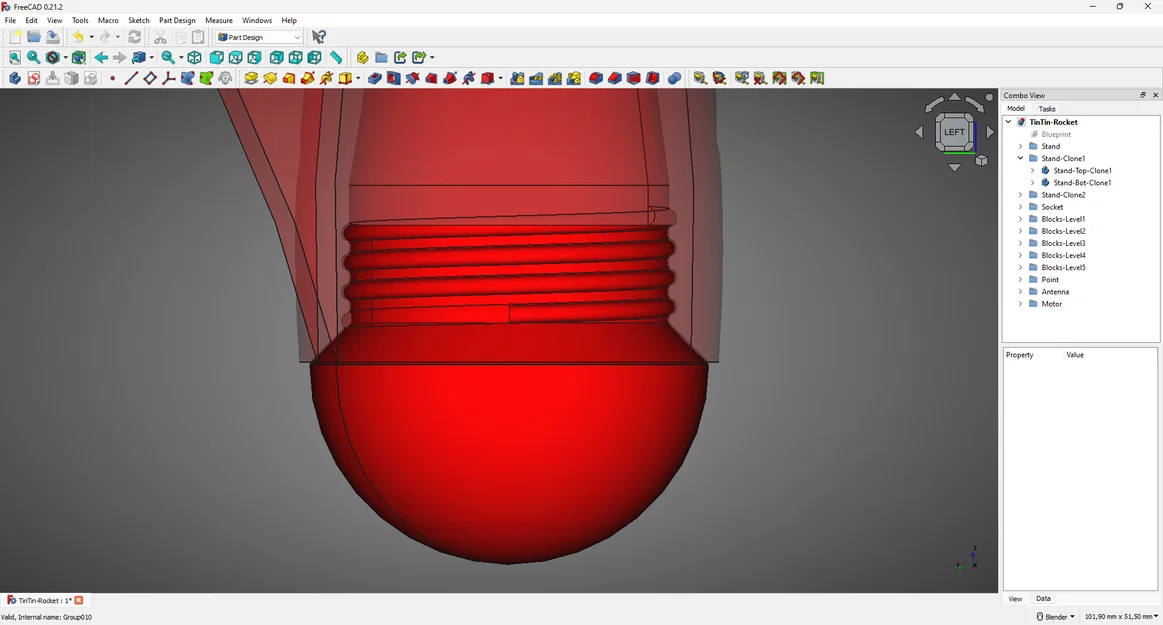 Tên lửa Mặt Trăng TinTin - Destination Moon | Chiều cao 49 cm - Image 18