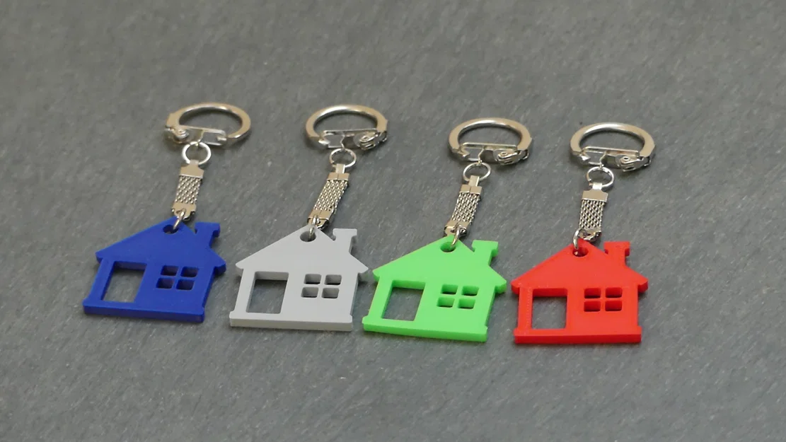 Móc khóa 2D – Ngôi nhà - Image 2