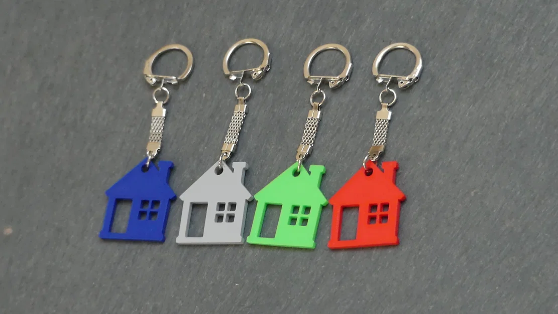 Móc khóa 2D – Ngôi nhà - Image 3