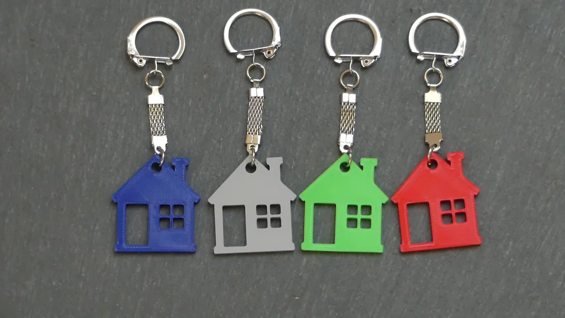 Móc khóa 2D – Ngôi nhà - Image 4