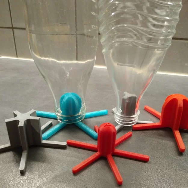 Giá đỡ úp ngược chai lọ đa năng 3D (Parametric Bottle Rack) - Image 1