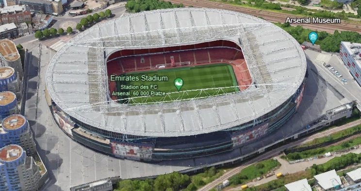 Mô hình Sân vận động Emirates - FC Arsenal - Image 8