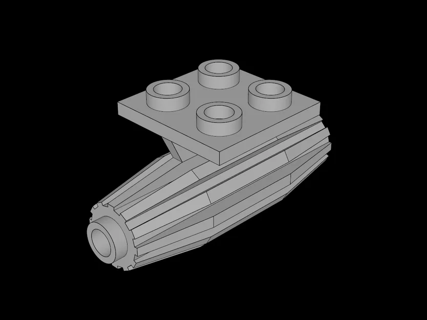 Mô hình động cơ phản lực 3D tương thích với Lego 2x2 - Image 1