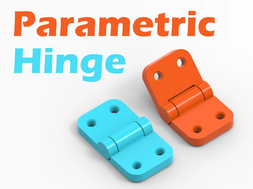 Bản lề in 3D linh hoạt (Hinge Print In Place) - Tùy chỉnh thông số - Image 1