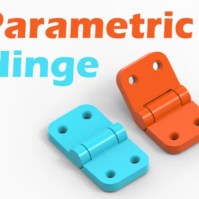 Bản lề in 3D linh hoạt (Hinge Print In Place) - Tùy chỉnh thông số