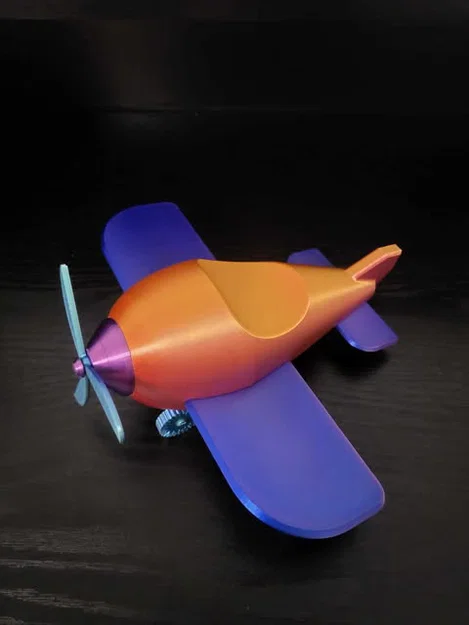 Máy bay đồ chơi - Mô hình in 3D lắp ráp đơn giản - Image 1