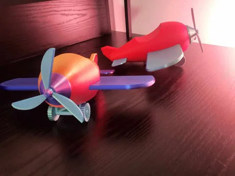 Máy bay đồ chơi - Mô hình in 3D lắp ráp đơn giản - Image 4