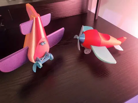 Máy bay đồ chơi - Mô hình in 3D lắp ráp đơn giản - Image 5