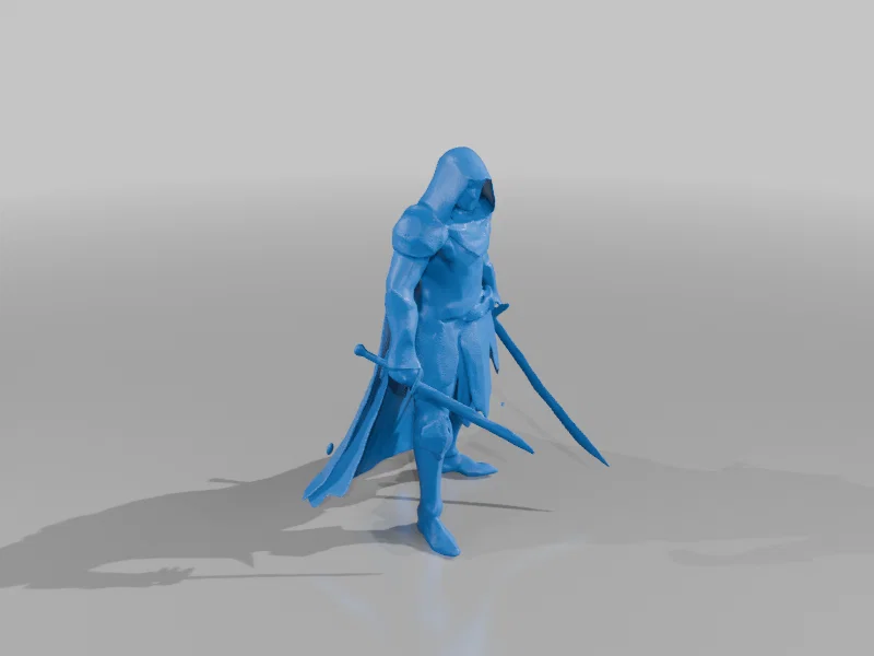 Mô hình sát thủ (Assassin) 3D tuyệt đẹp cho game nhập vai RPG - Image 1