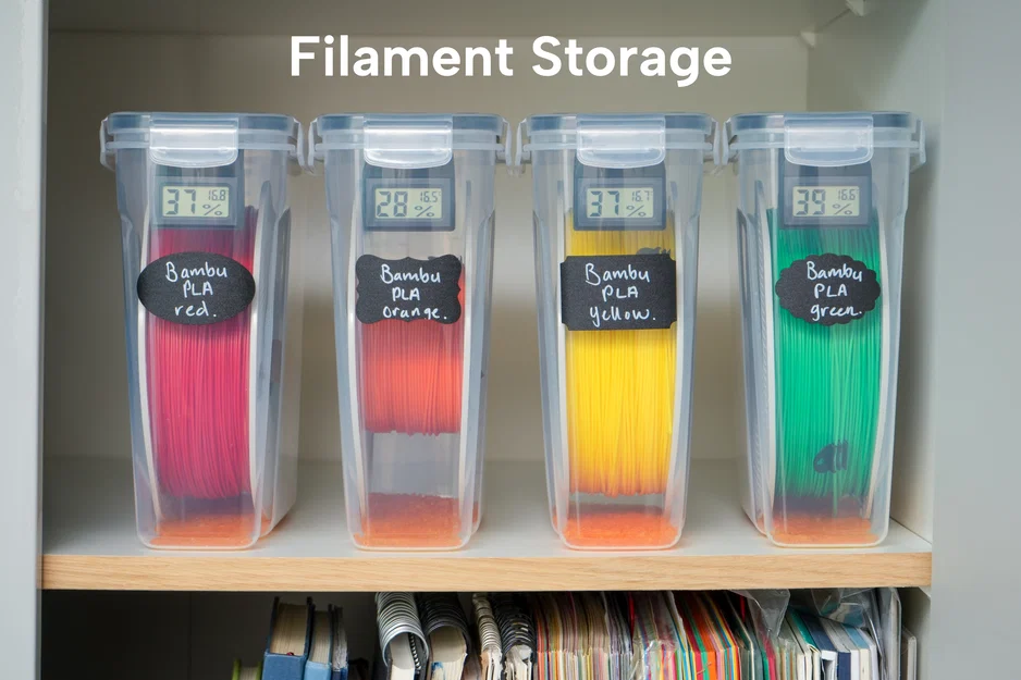 Hộp Đựng Filament Có Tích Hợp Đo Độ Ẩm - Image 1