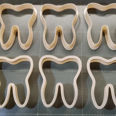 Khuôn Cắt Bánh Quy Hình Chiếc Răng (Teeth Cookie Cutter) Độc Đáo