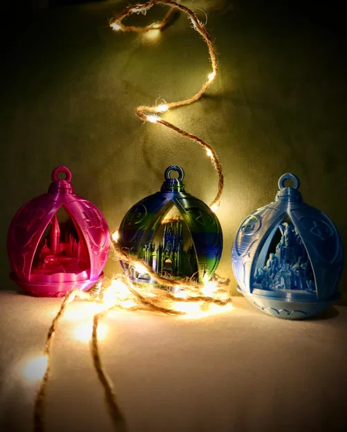 Bộ sưu tập quả cầu Giáng sinh (chủ đề Disney và Harry Potter) - Image 1