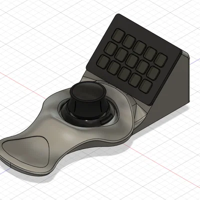 Miếng lót cổ tay cho 3DConnexion SpaceMouse Compact kèm giá đỡ Stream Deck