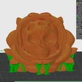 Skull Rose - Ống đựng bút & cọ vẽ - Đồ trang trí bàn làm việc - Serev3D - Thumbnail 5