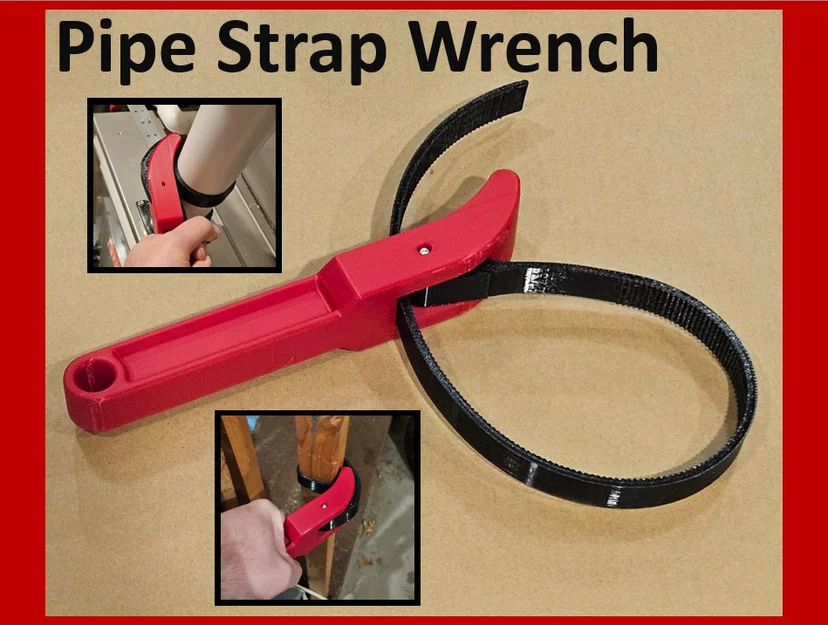 Pipe Strap Wrench - Cờ-lê dây đai tiện dụng cho ống nước - Image 1