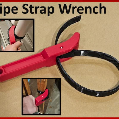 Pipe Strap Wrench - Cờ-lê dây đai tiện dụng cho ống nước