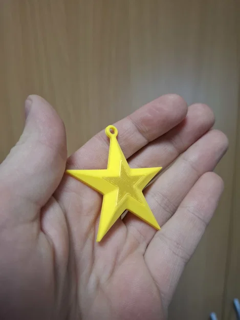 Mẫu in 3D ngôi sao trang trí Giáng sinh (Christmas star) - Image 1