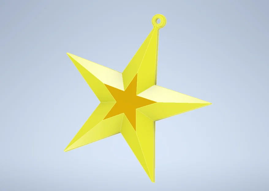 Mẫu in 3D ngôi sao trang trí Giáng sinh (Christmas star) - Image 2