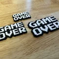 Nam châm tủ lạnh 8-Bit Game Over (Đa màu, In dễ dàng) - Thumbnail 1
