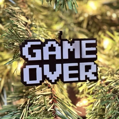 8-Bit Game Over - Đồ trang trí Giáng sinh (Hot-Swap, Nhiều màu)