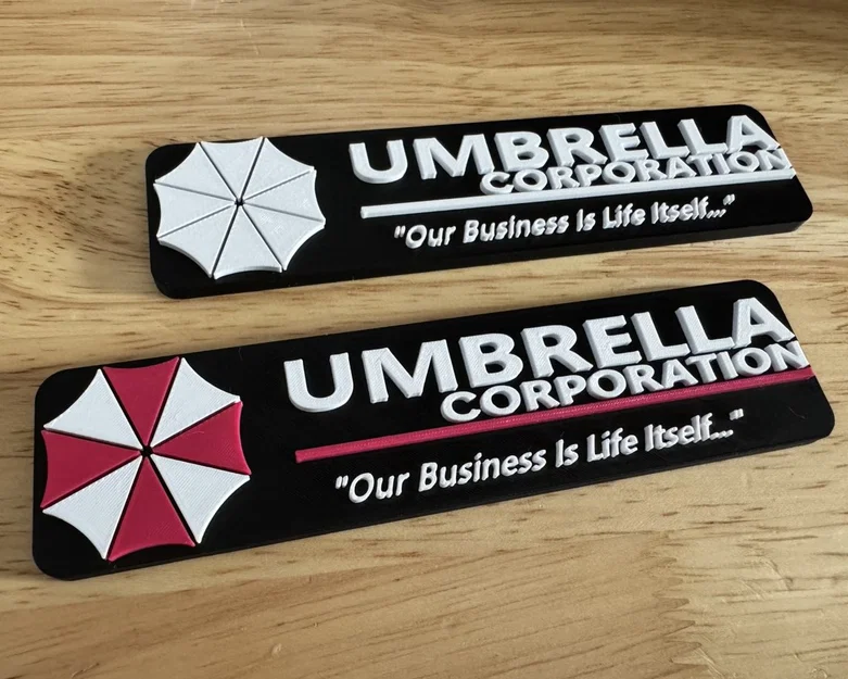 Nam châm tủ lạnh Logo Umbrella Corp (Resident Evil/Biohazard) - Bản in đa màu - Image 1