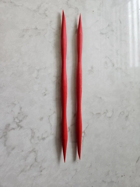 Dụng Cụ Tạo Hình Đất Sét - Đầu Nhọn và Đầu Dẹt - Image 1