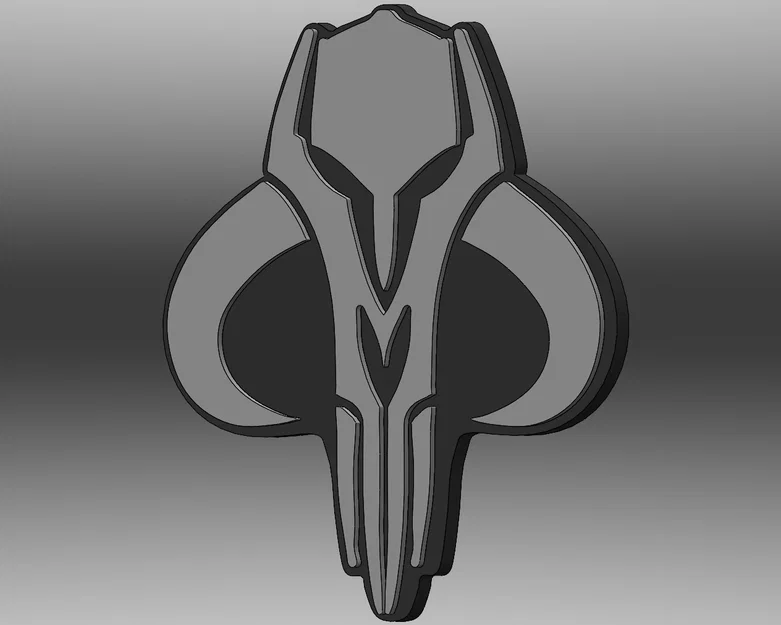 Nam châm tủ lạnh biểu tượng Bo-Katan Mythosaur (Star Wars) - In đa màu, thay nhựa dễ dàng - Image 2